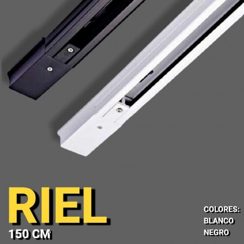 Riel Para Lampara Decoración De Interiores 1,5mts