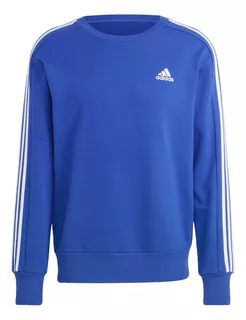 Sudadera Essentials 3 Franjas Felpa Francesa Ic9320 adidas