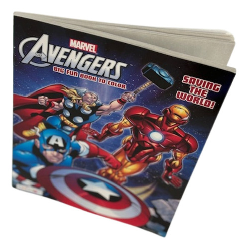 Libro De Colorear Avengers Marvel - Aventura Con Tus Héroes
