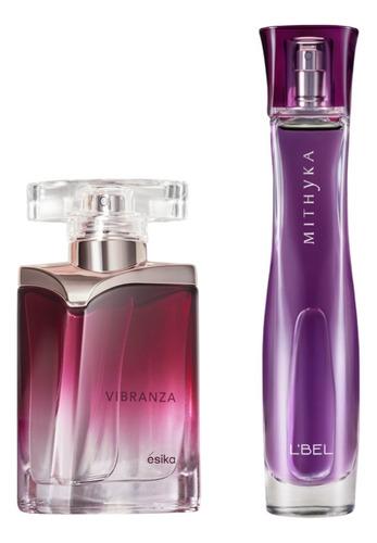 Ésika Vibranza 45 Ml + L'bel Mithyka Set 2 Fragancias Mujer