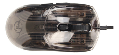 Mouse De Oficina Con Cable, Carcasa Transparente, Retroilumi