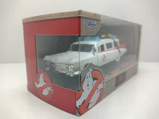 auto cazafantasmas precio Cadillac Ecto 1 Cazafantasmas Escala 1:32, 13cms Metálico