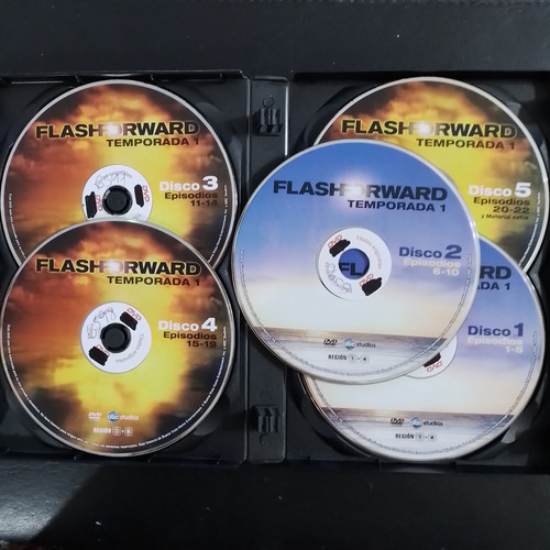 Temporada 1 Serie Flashforward Dvd's Originales (Usado)