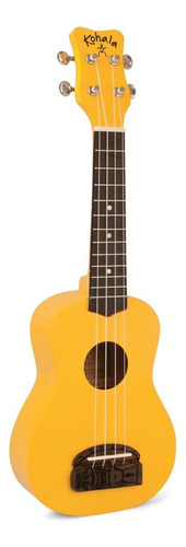 Ukelele Kohala Soprano Serie Tiki Color Amarillo Satin