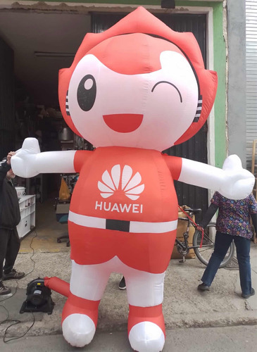 Inflable Motor Publicidad Huawei Cartel Rompetrafico