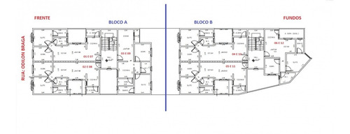 Imagem 9 de 10 de Apartamento 2 Quartos Santo Andre - Sp - Vila Scarpelli - Rm21ap