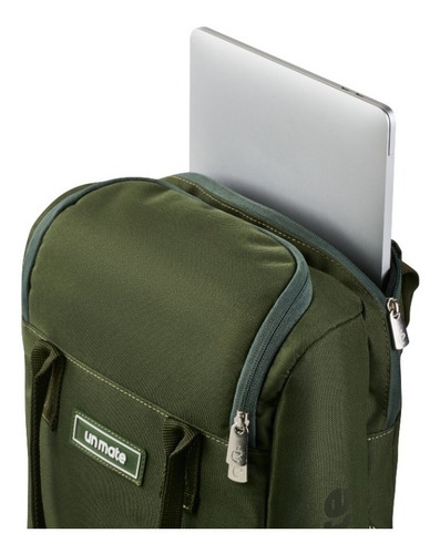 Imagen 3 de 9 de Mochila Matera Para Notebook - Militar