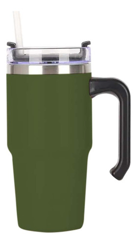 Taza Jarra Térmica Viaje Comet 600ml Acero Inox Tapa Sorbito Color Verde Liso