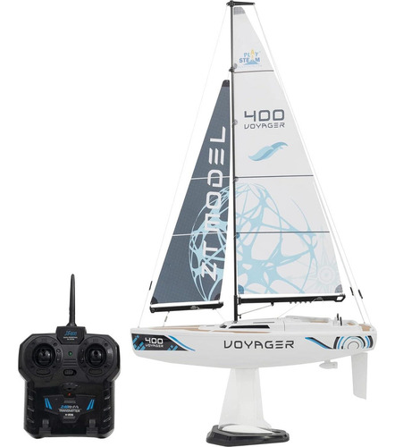 Velero Control Remoto Playsteam Voyager 400 Azul 67 Cm