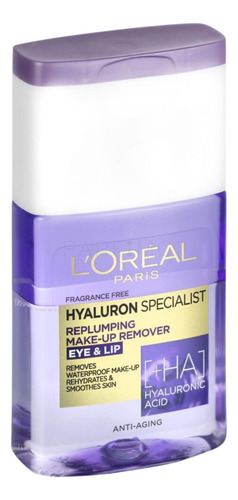 Demaquilante Bifásico L'oréal Paris Com Hyaluron Importado