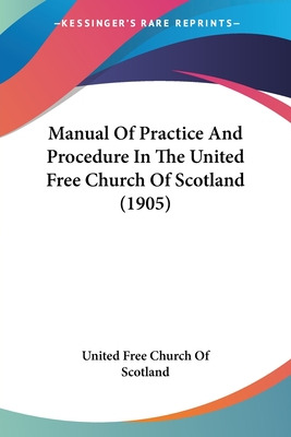 Libro Manual Of Practice And Procedure In The United Free...
