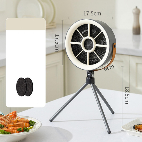 Campana Extractora Portátil Para Mesa, Para , Con Gris
