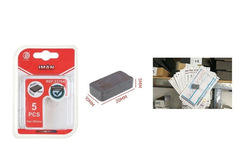 Imagen 1 de 3 de 60 Imanes Para Manualidades O Publicidad 10x20x5mm
