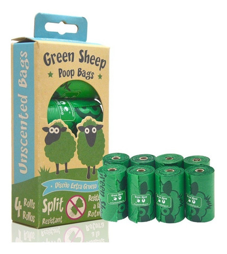 Kit 3 Piezas Bolsa Para Popo Desechos Perro Biodegradables