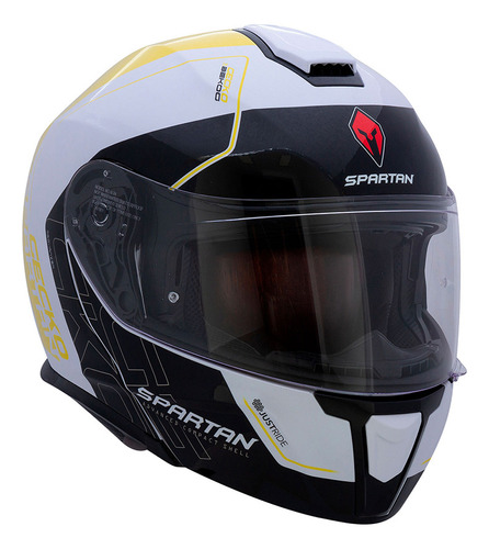 Casco Abatible Doble Visor Spartan Sv Original Certificado