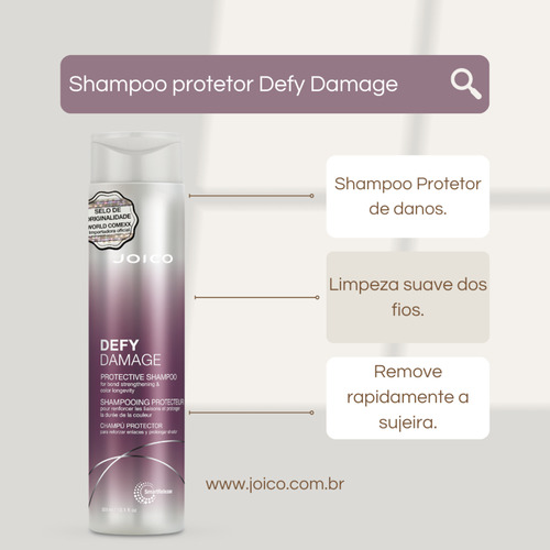 Shampoo Joico Defy Damage Protective 300 Ml