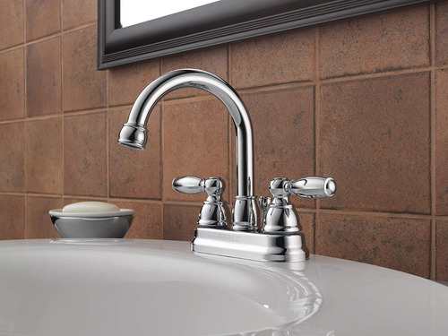 Mezcladora Para Lavabo Con Desagüe Automático Acabado Cromo