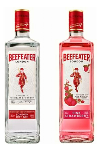 Kit Beefeater London Dry 750 Ml + Beefeater Pink 700 Ml