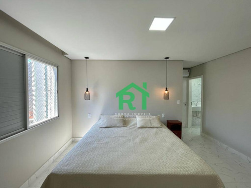 Imagem 15 de 25 de Apartamento Moderno, Beira Mar, 2 Dormitórios Sendo 1 Suíte, 1 Vaga De Garagem, Pitangueiras, Guarujá/sp - Ap5811