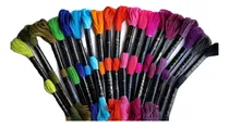 Comprar Hilos De Bordar Bordado Gama De Colores Madejas Manualidades