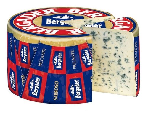 T-queijo Gorgonzola-alemão Bergader Peça Inteira 2,4kg