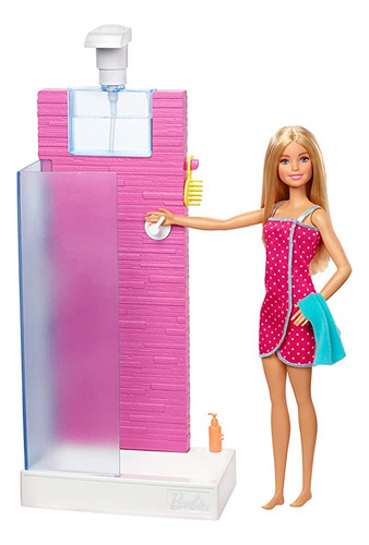 Juego De Ducha Barbie