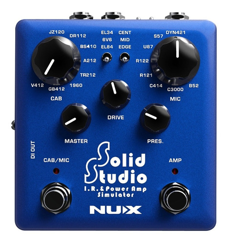 Pedal De Efecto Nux Nss-5 Solid Studio Emulador - Oddity