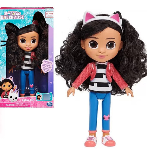 Boneca Gabby 20 Cm A Casa Mágica Gabbys Dollhouse Netflix