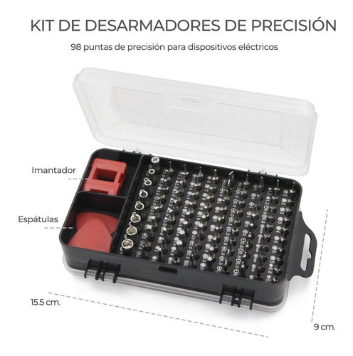 Kit Herramientas Profesional Reparacion 100 En 1