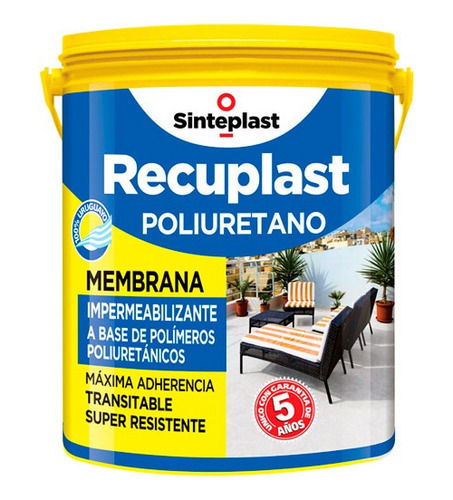 Membrana En Pasta Techo Terranza Etc Impermabilizante 20ltrs