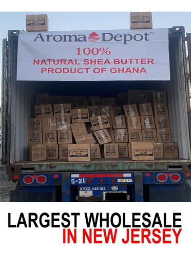 Sabonete Preto Africano Cru Aroma Depot 8 Onças 100% Cru Nat