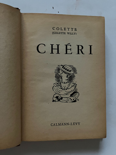 Cheri - Colette Willy  Libro Fisico