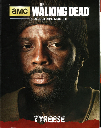 Revista + Miniatura Tyreese - The Walking Dead - Em Inglês - Editora Eaglemoss - Formato 15 X 19 - Capa Mole - 2015 - Bonellihq Abr24