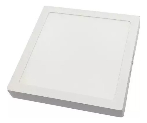 Plafón Panel Led 36w Cuadrado 45x45 Aluminio Blanco 