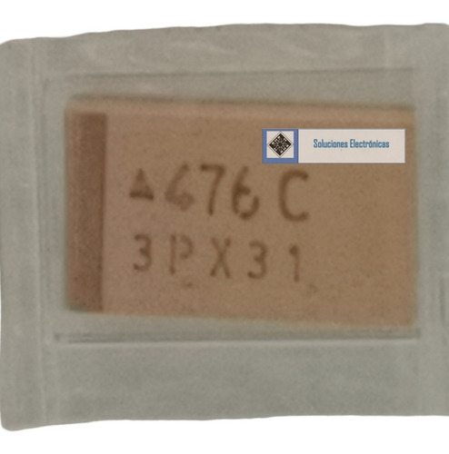 Condensador /capacitor 476c 16v 47uf 8mm X 4mm