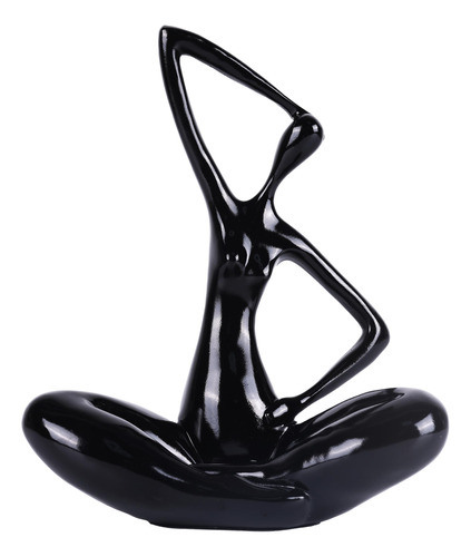 Wubianjie Estatua Negra De Yoga Para Dama, Estatuas Decorati