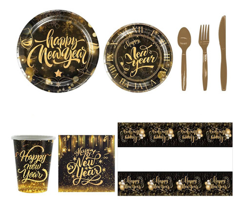 Set Decorativo Para Año Nuevo, Mxnyy-006, 10 Kits De Año Nue