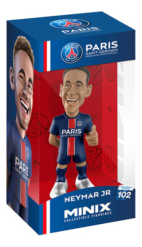 Minix Figura Neymar Futbolista Stars 10974 Paris Coleccion