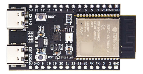 Nanoesp32-c6 Junta Desarrollo Tablero Sistema Minimo Esp32