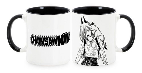 Taza Mug 11oz Anime Manga Chainsaw Man Power