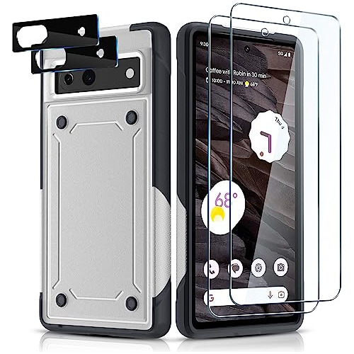 Funda Para Google Pixel 7a Blanco Doble Capa (plastico Y Pos