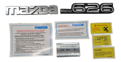 Mazda 626 Emblemas Y Calcomanias 