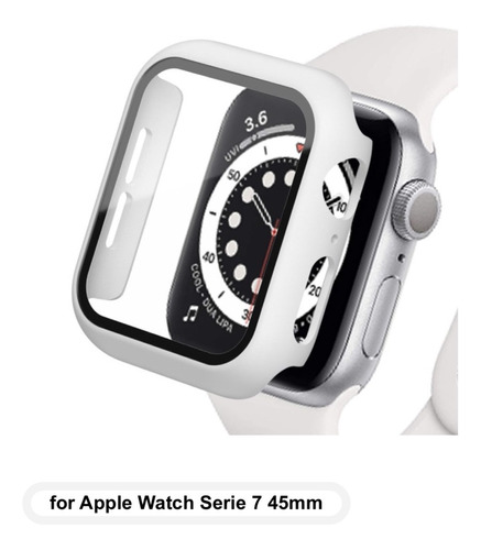 Carcasa Con Vidrio Templado Para Apple Watch Serie 7 45mm