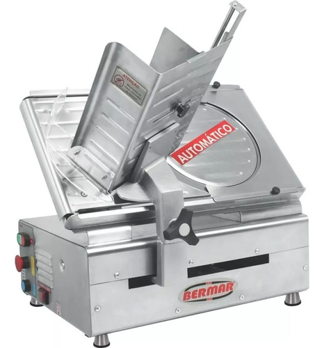 Cortador De Frios Automático Lâmina 300 Mm Em Inox