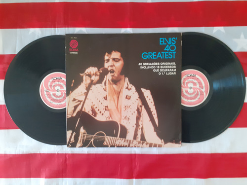 Elvis Presley 40 Greatest Hits Lp Nacional 1975 Soma (Usado)