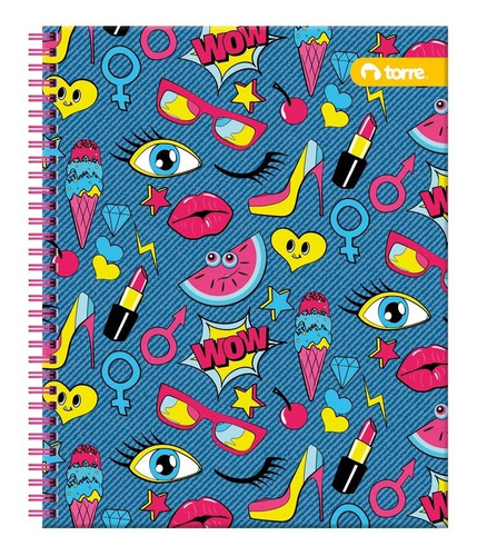 Cuaderno  Universitario  Mujer    100  Hojas  7  Mm  Torre