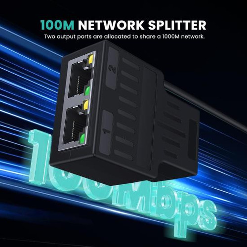 Divisor Ethernet Hrsdeie 1 Em 2 Saídas De Alta Velocidade 1