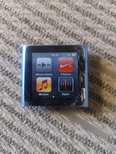 iPod Nano 6ta Gen,pila Buena,touch Crack, Leer Descripción (Usado)