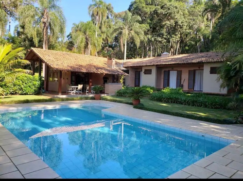 Imagem 1 de 14 de Condominio Ibiuna 3.500 Mts Ampla Casa, Piscina, Muito Verde