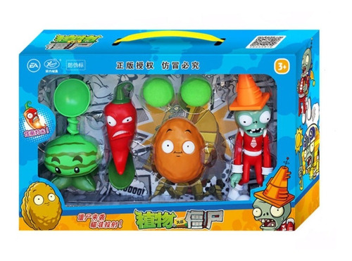 Juego Plantas Vs Zombies Colección Juguete Novedoso Niños 